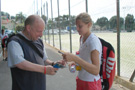 reja a tenistka Lucie afov na Fed Cupu v Cagnes sur Mer ve Francii/ervenec 06/